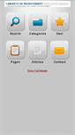 Mobile Screenshot of cabinets-recrutement-executive-search.com