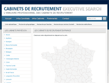 Tablet Screenshot of cabinets-recrutement-executive-search.com